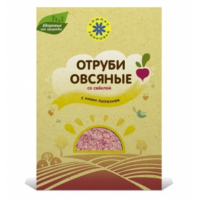 Отруби овсянные со свеклой 200 гр