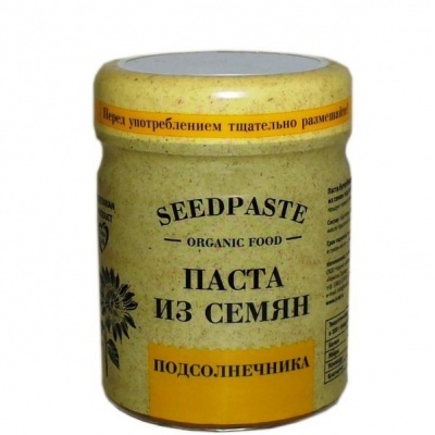 Паста бутербродная натуральная из семян подсолнечника 200гр*40