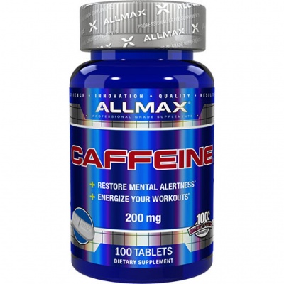 Кофеин AllMax Nutrition 100 таблеток