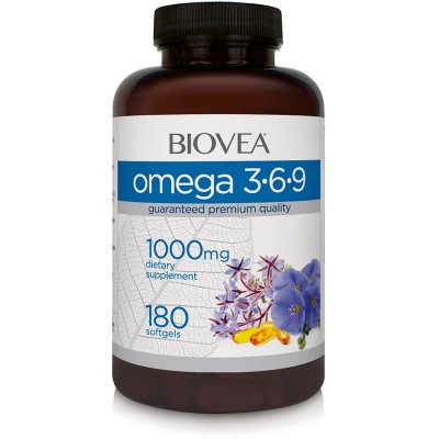 Антиоксидант Biovea Omega 3-6-9 180 капсул