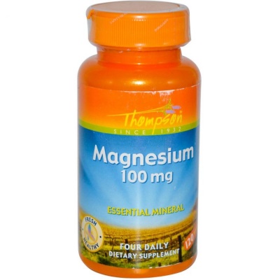 Витамины Thompson Magnesium 100 мг 120 капсул