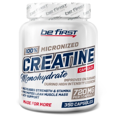 Креатин Be First Creatine Monohydrate Capsules 350 капсул
