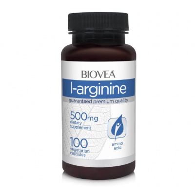 Л-Аргинин Biovea 500мг 100 капсул