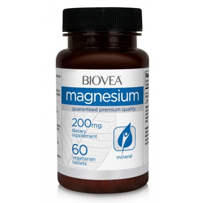 Витамины Biovea Magnesium 200 mg 60 таблеток