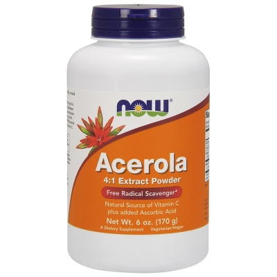 Витамины NOW Acerola Powder 120 гр