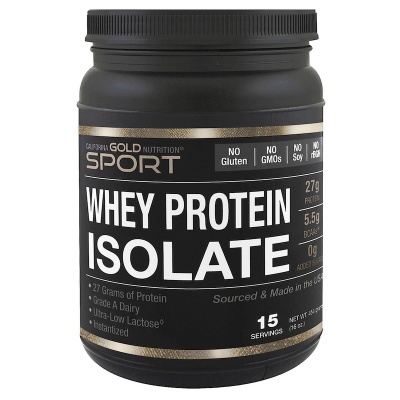 Протеин California Gold Nutrition Whey Protein Isolate 454 гр.