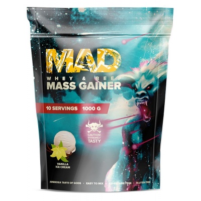 Гейнер MAD whey & beef Mass Gainer 1000 гр