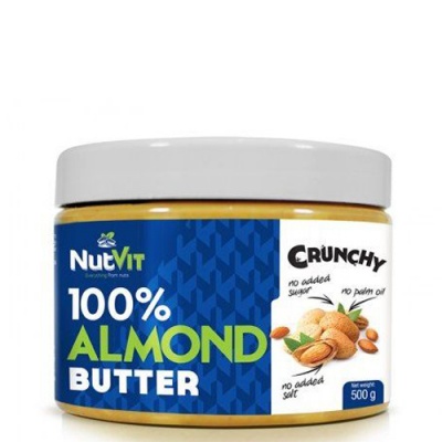 Миндальное масло NutVit 100% Almond Butter  500гр