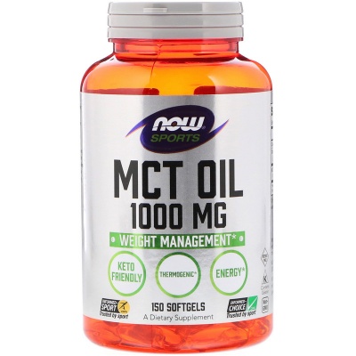 Витамины NOW Sports MCT OIL 1000 мг 150 капсул