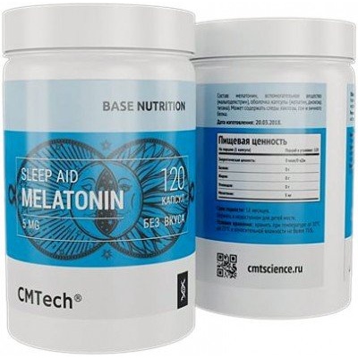 Антиоксидант CMTech Melatonin Sleep Aid 5 мг 120 капсул