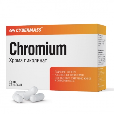 Витамины CyberMass Chromium Picolinate 60 капсул