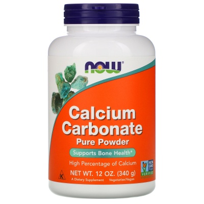 Витамины NOW Calcium Carbonate Powder 340 гр