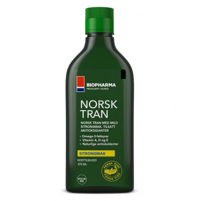  Biopharma Norsk Tran Omega-3 375