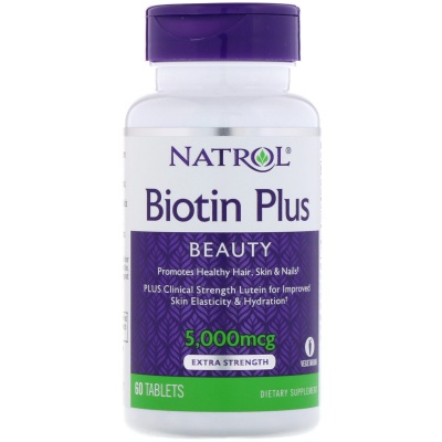 Витамины Natrol Biotin 5000 мкг 60 таблеток