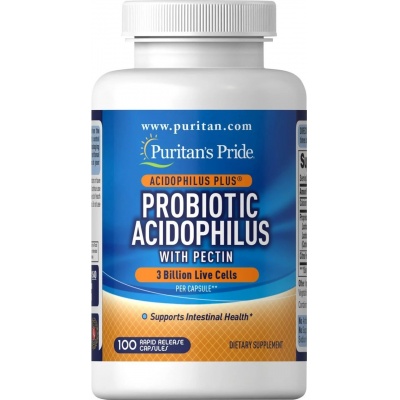 Витамины Puritan’s Pride Probiotic Acidophilus with Pectin  100 капсул
