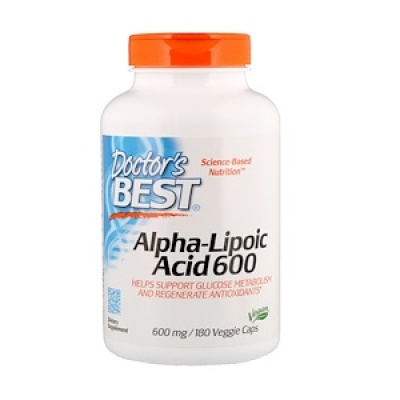 Антиоксидант Doctor’s Best  Alpha-Lipoic Acid  600 мг 180 капсул