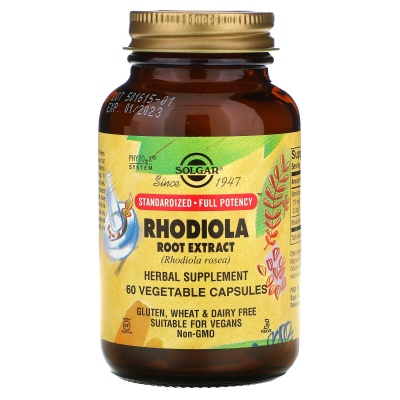 Антиоксидант Solgar SFP Rhodiola Root Extract   60 капсул