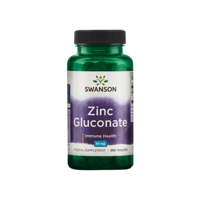 Витамины Swanson Zinc Gluconate 30 mg 250 таблеток