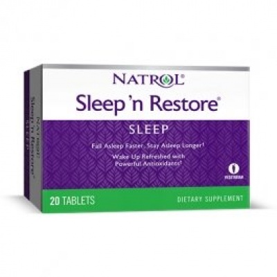 Антиоксидант Natrol Sleep and Restore 20 таблеток