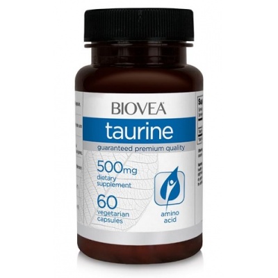 Аминокислота Biovea Taurine 500 mg 60 капсул