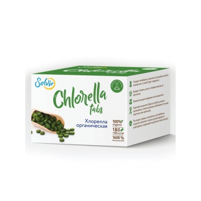 Антиоксидант Solvie Chlorella 500 мг 180 таблеток