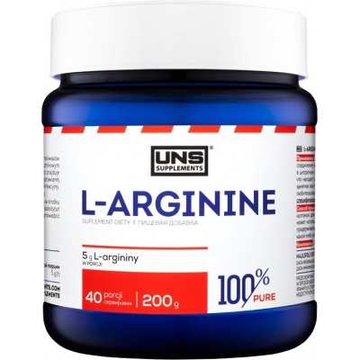 Л-Аргинин UNS Supplements Pure l-arginine 200 гр