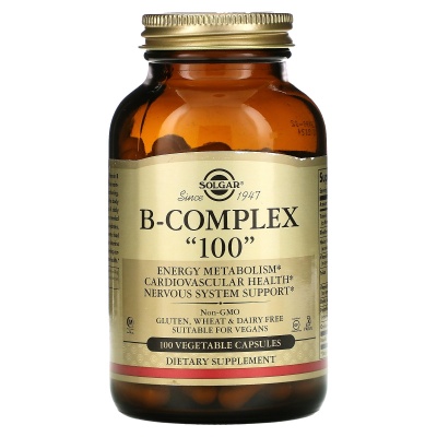 Витамины Solgar B-Complex "100" 100 капсул
