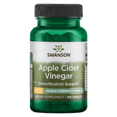 Яблочный уксус Swanson Apple Cider Vinegar 200 мг 120 таблеток