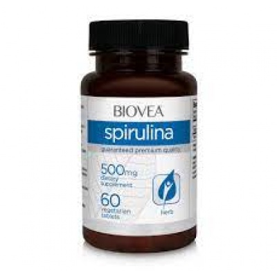 Антиоксидант Biovea Spirulina 500 mg 60 капсул