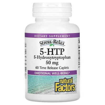 Антиоксидант Natural Factors 5-HTP 50 mg 60 капс