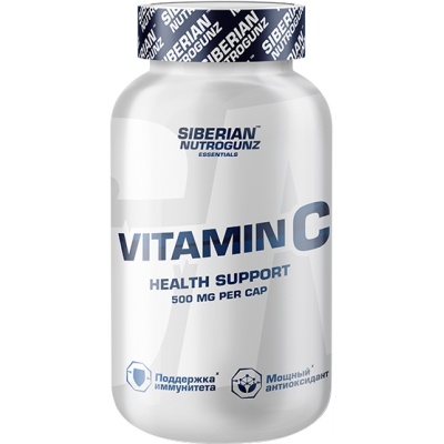 Витамины Siberian Nutrogunz Vitamin C 500 мг 60 капсул