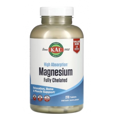 Витамины Innovative Quality KAL Magnesium Fully Chelated 270 таблеток