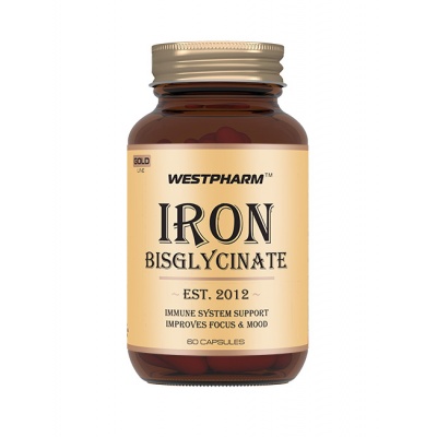 Витамины WestPharm Gold Line Iron Bisglycinate 25 мг 60 капсул