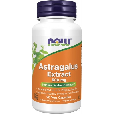 Специальный препарат NOW Astragalus 70% Extract 500 мг 90 капсул