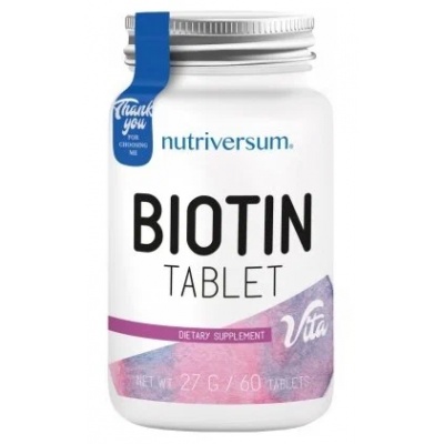 Витамины Nutriversum Biotin VITA 60 таблеток