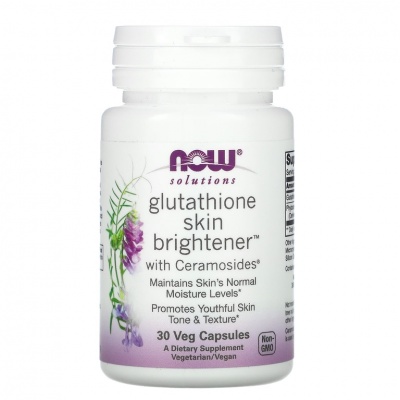 Специальный препарат NOW Glutathione Skin Brightene  30 капсул