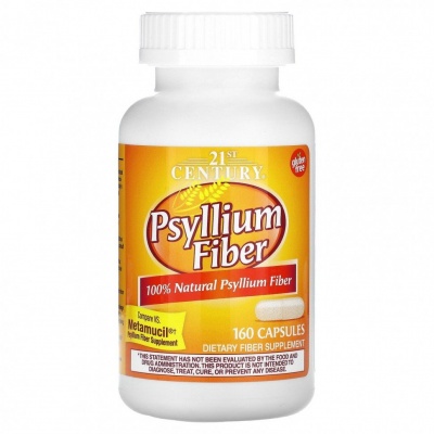 Витамины 21st Century Psyllium Fiber 160 капсул