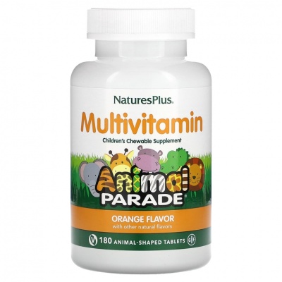 Витамины Natures Plus Animal Parade Мультивитамины 180 жевательных таблеток