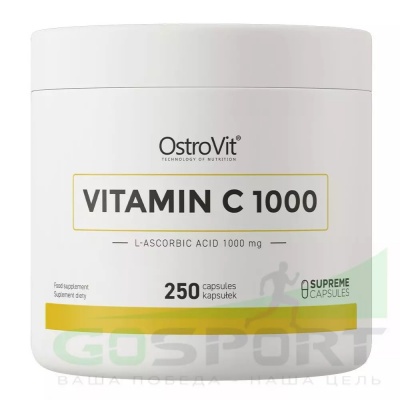 Витамины OstroVit Vitamin C 1000 250 капсул