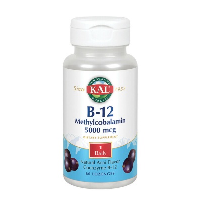 Витамины Innovative Quality KAL Vitamin B-12 Methylcobalamin 5000 мкг 60 капсул