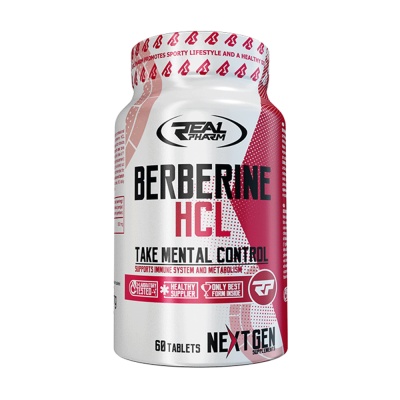 Антиоксидант Real Pharm Berberine HCL 60 таблеток