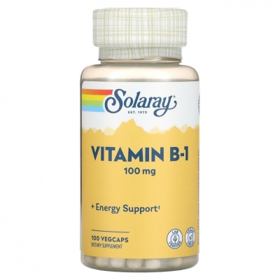 Витамины Solaray Vitamin B-1 100 мг 100 капсул