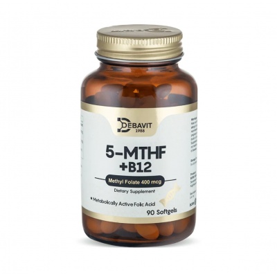 Витамины Debavit 5-MHTF + B12 90 капсул