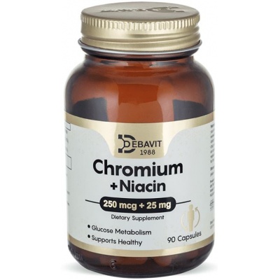 Витамины Debavit Chromium + Niacin 90 капсул