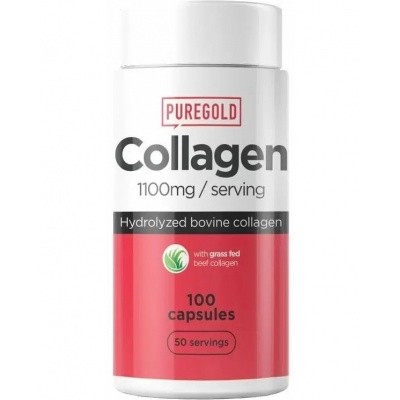 Коллаген Pure Gold Hydrolyzed Bovine Collagen 1100 мг 100 капсул