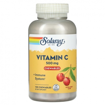 Витамины Solaray Vitamin C 500 мг 100 таблеток