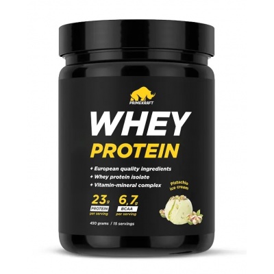 Протеин Prime Kraft Whey Protein банка 450 гр