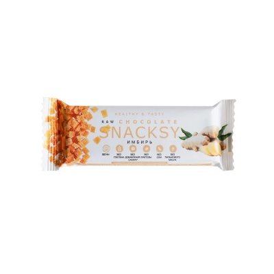 Батончик Snacksy RAW CHOCOLATE 55 гр