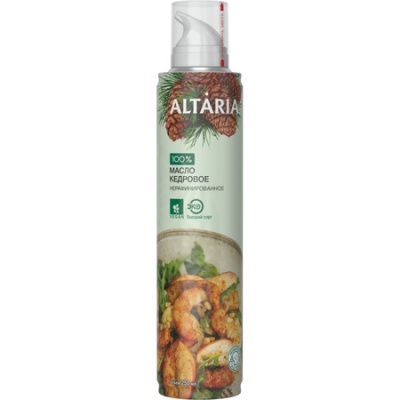 Масло ALTARIA кедровое нерафинированое 250 мл