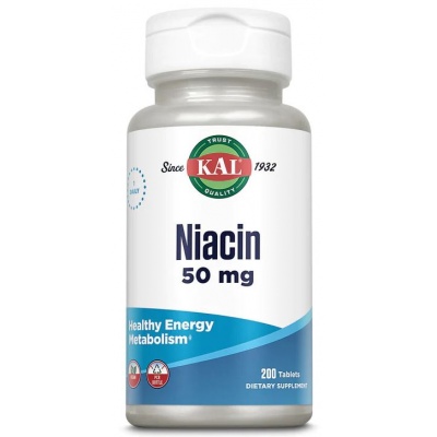 Витамины KAL Niacin 50 мг 200 таблеток